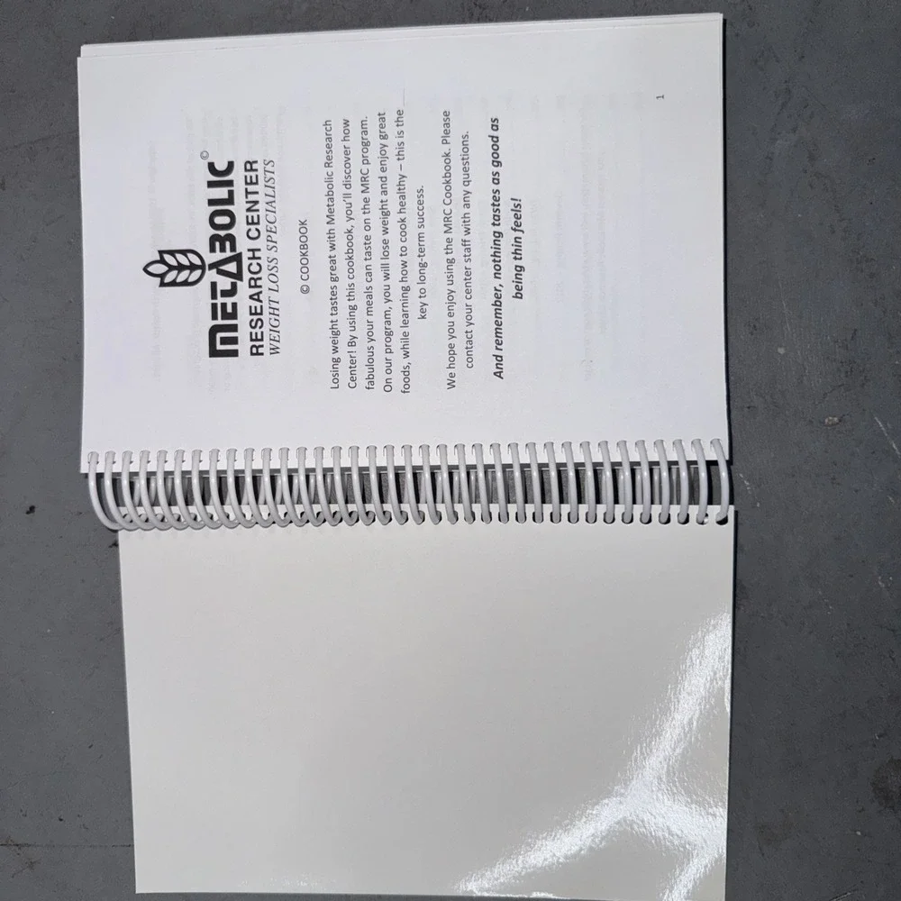 Metabolic Research Center Cookbook, metabolic research